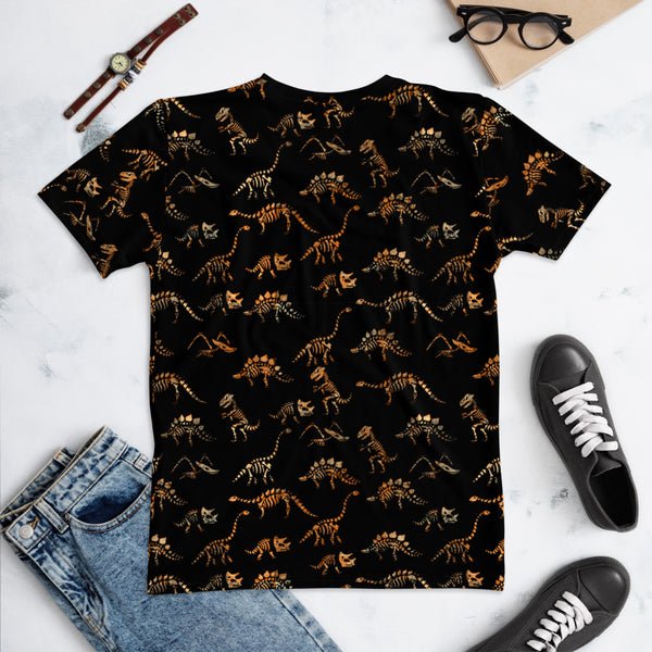 Dinosaur Skeleton Women's T-shirt - Seasonally Gifted 