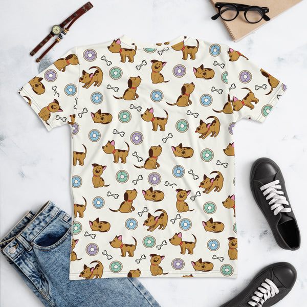 Dog And Donut Women's T-shirt - Seasonally Gifted 