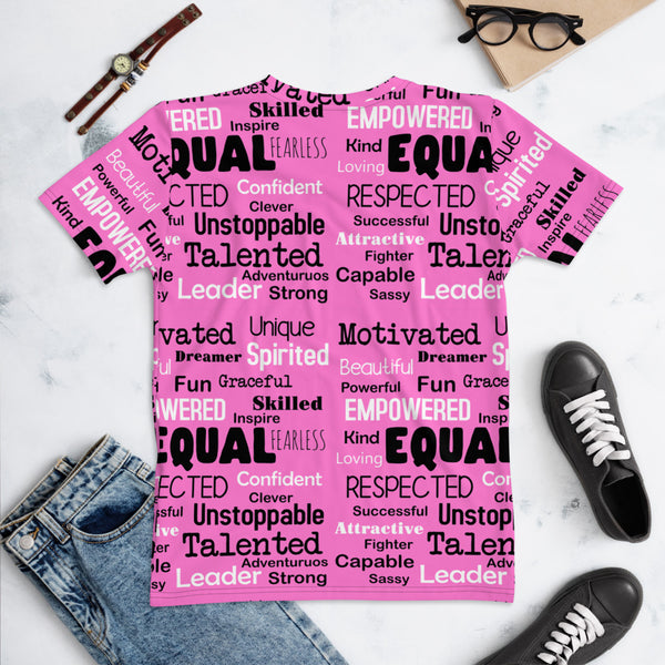 Words Pattern Women's T-shirt