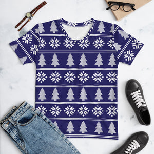 Christmas Sweater Women's T-shirt - Seasonally Gifted 