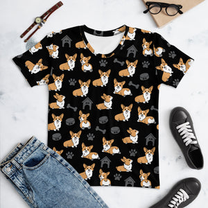 Corgi Women's T-shirt - Seasonally Gifted 