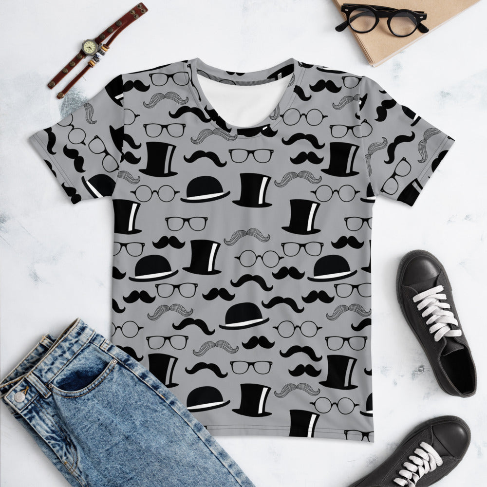 Mustache Women's T-shirt - Seasonally Gifted 