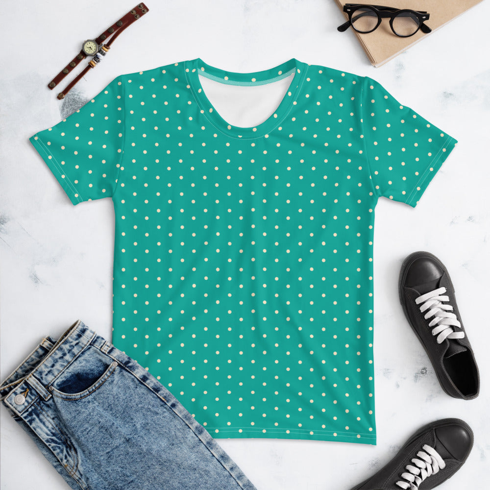 Polka Dot Women's T-shirt - Seasonally Gifted 