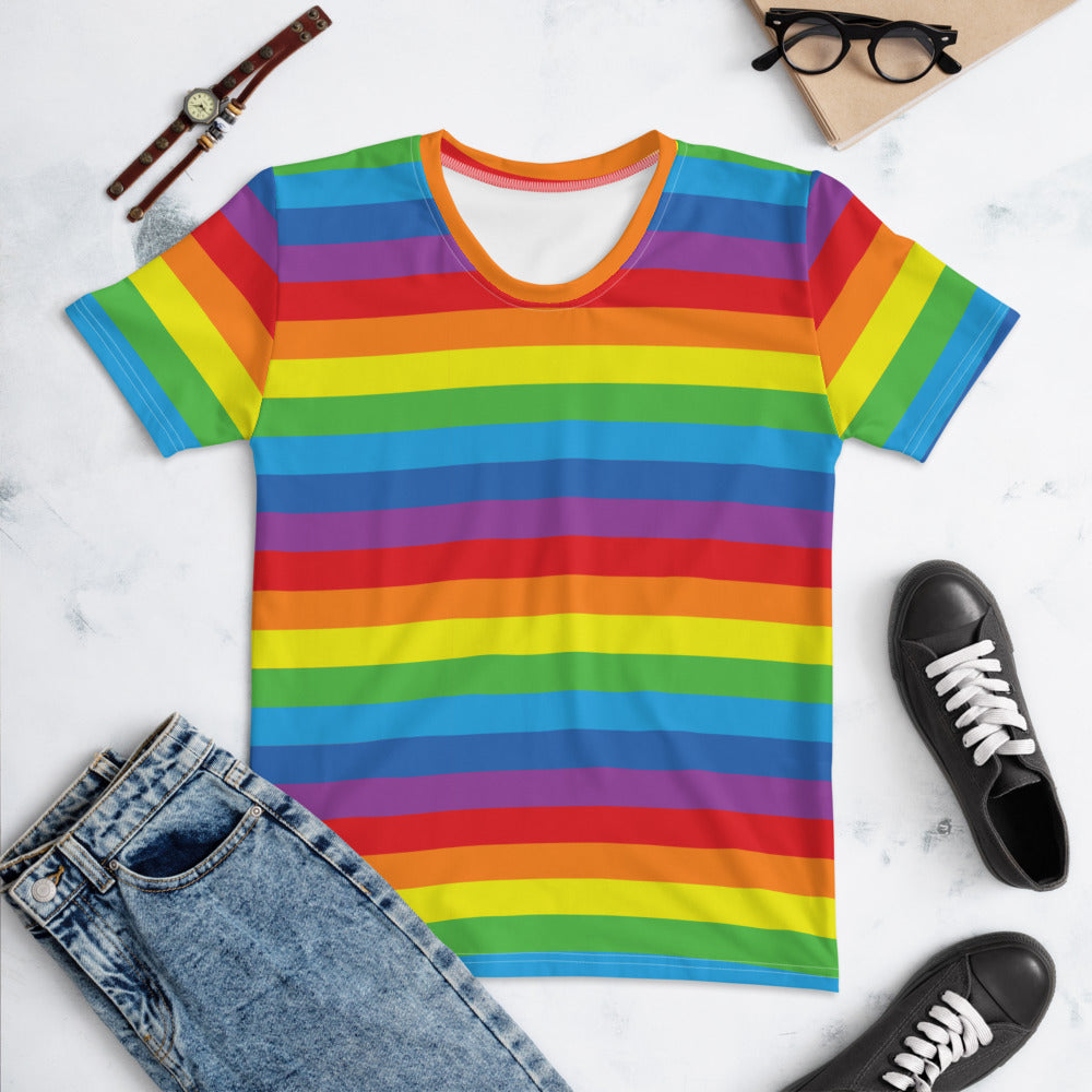 Rainbow Women's T-shirt - Seasonally Gifted 