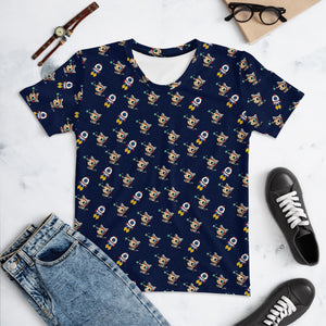 Cat Space Women's T-shirt - Seasonally Gifted 