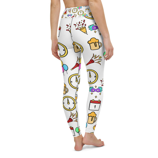 New Years Yoga Leggings - Seasonally Gifted 