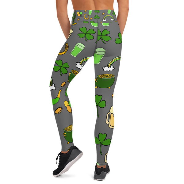St. Patrick's Day Yoga Leggings - Seasonally Gifted 