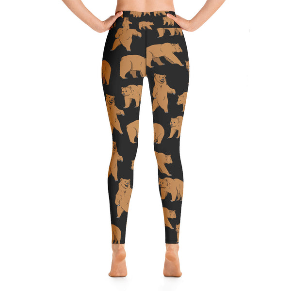 Bear Yoga Leggings - Seasonally Gifted 