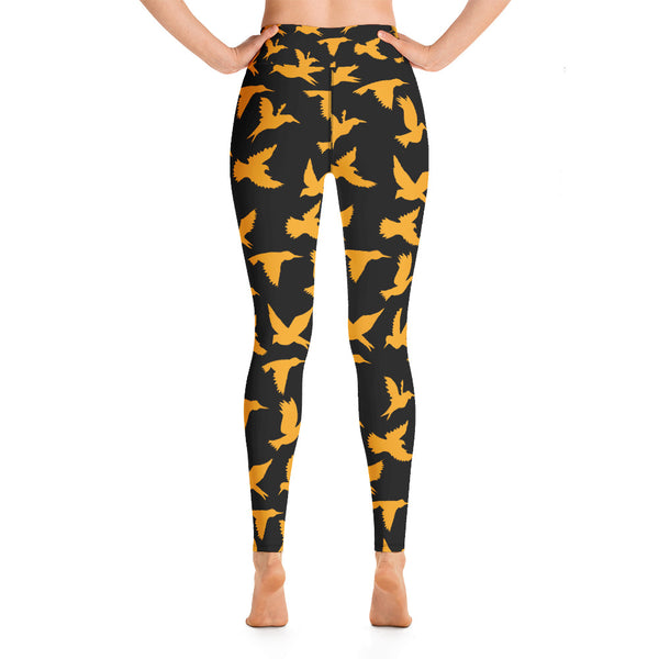 Birds Yoga Leggings - Seasonally Gifted 