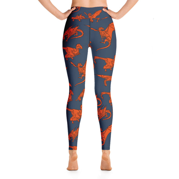 Dragon Yoga Leggings - Seasonally Gifted 