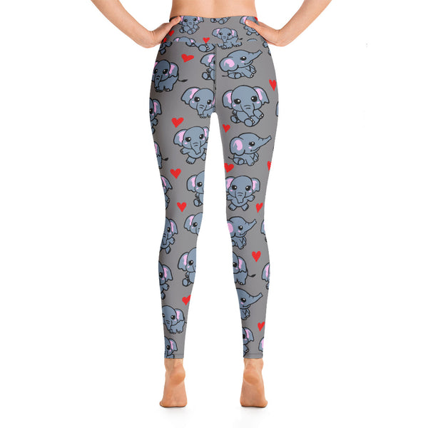 Elephant Yoga Leggings - Seasonally Gifted 