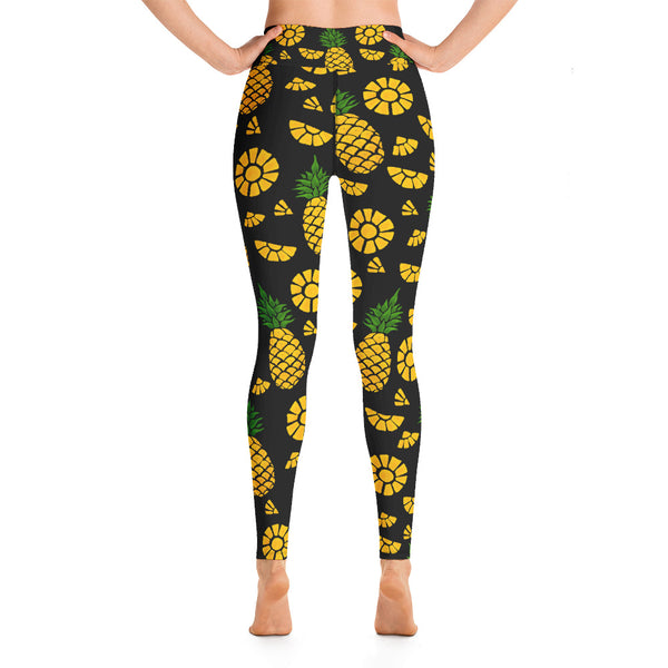 Pineapple Yoga Leggings - Seasonally Gifted 