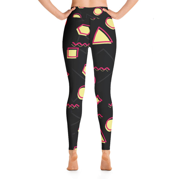 Random Pattern Yoga Leggings - Seasonally Gifted 