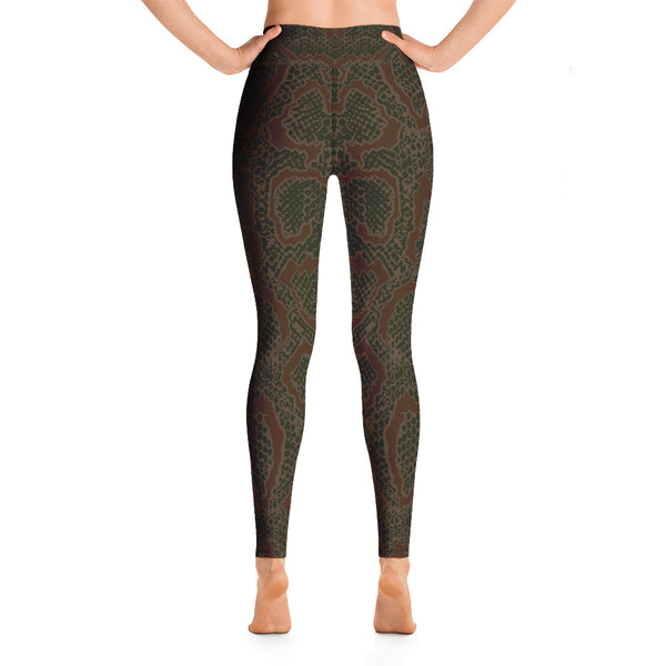 Snake Yoga Leggings - Seasonally Gifted 