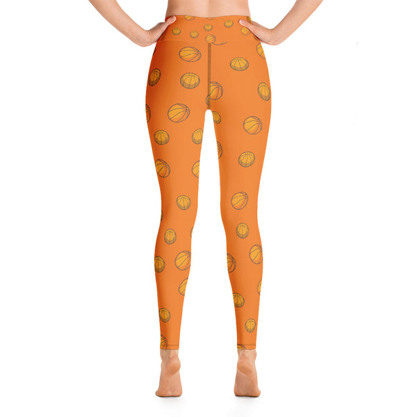 Basketball Yoga Leggings - Seasonally Gifted 