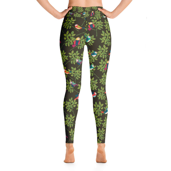 Bird Yoga Leggings - Seasonally Gifted 