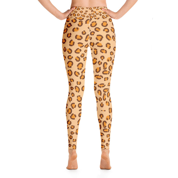 Cheetah Yoga Leggings - Seasonally Gifted 