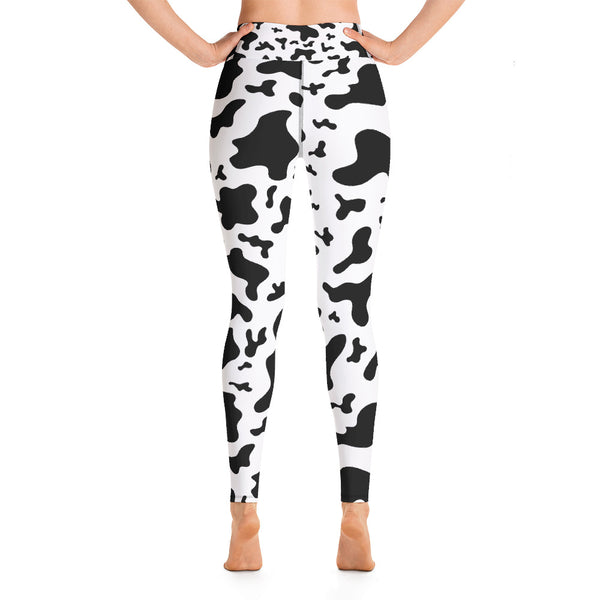 Cow Yoga Leggings - Seasonally Gifted 