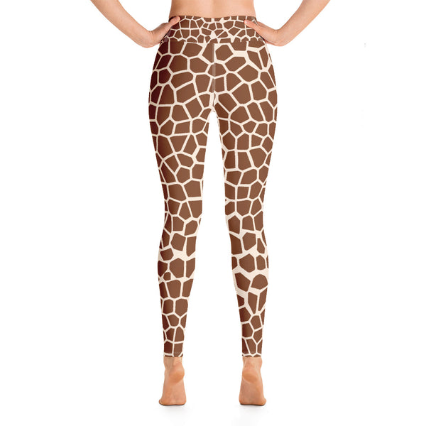 Giraffe Yoga Leggings - Seasonally Gifted 