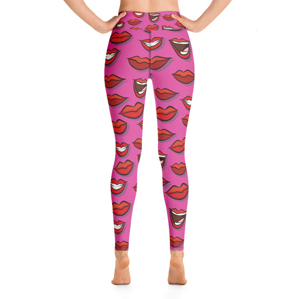 Lip Yoga Leggings - Seasonally Gifted 
