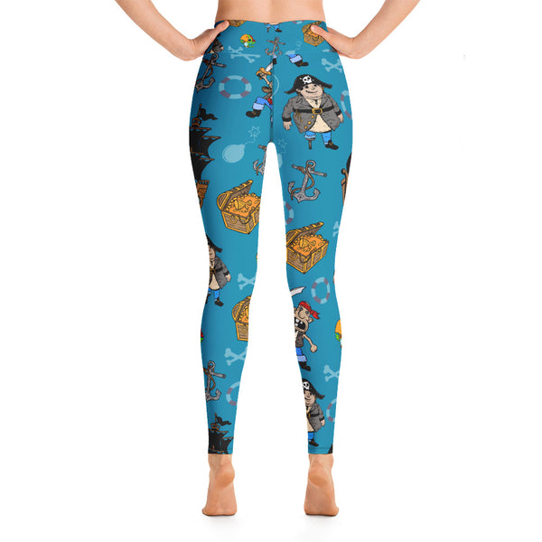 Pirate Yoga Leggings - Seasonally Gifted 