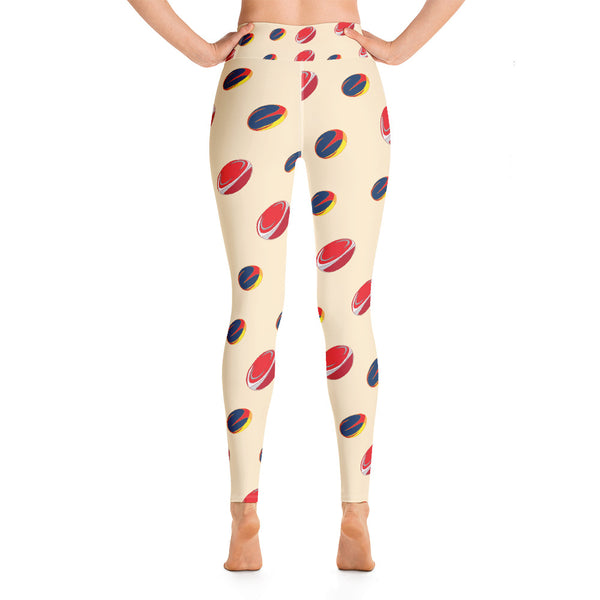 Rugby Yoga Leggings - Seasonally Gifted 