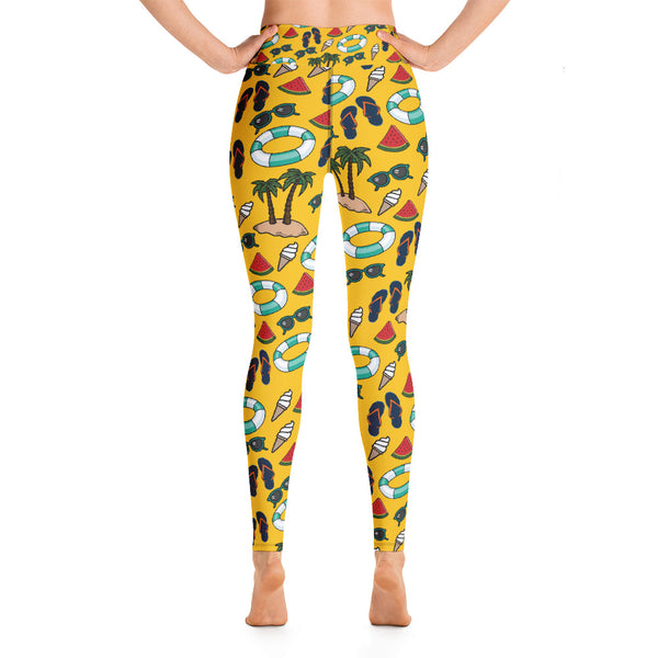 Summer Yoga Leggings - Seasonally Gifted 