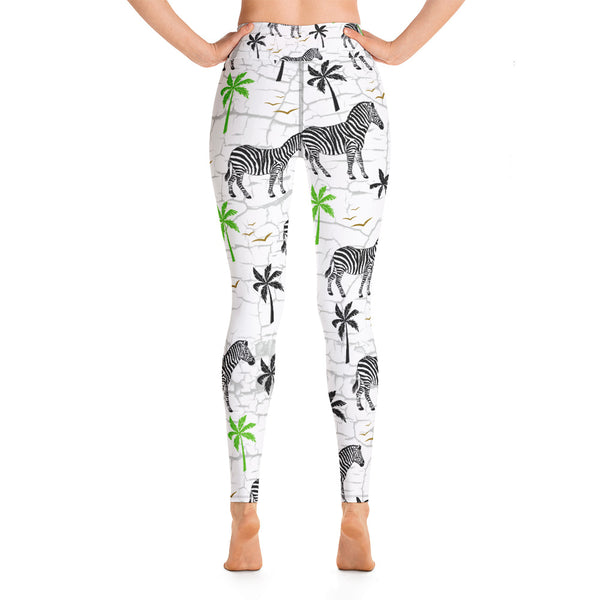Zebra 2 Yoga Leggings - Seasonally Gifted 