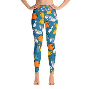 Bowling Yoga Leggings - Seasonally Gifted 