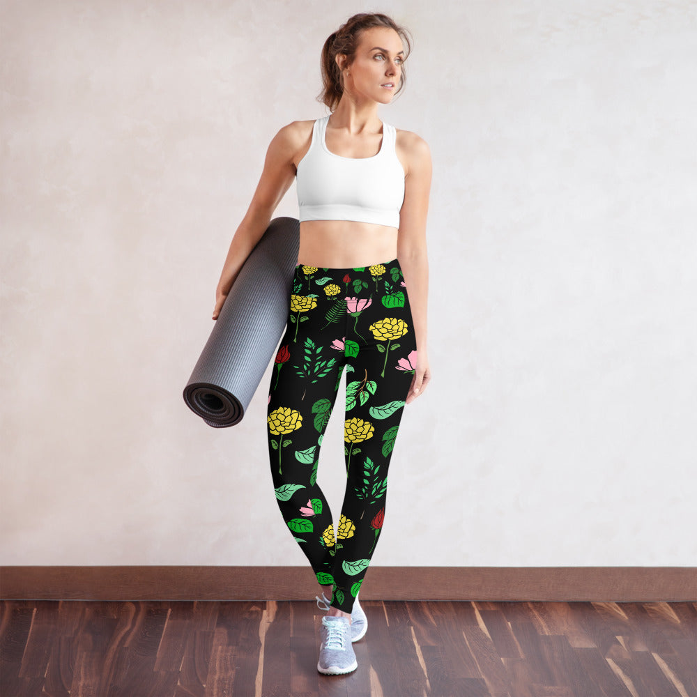 Floral Leggings - Seasonally Gifted 