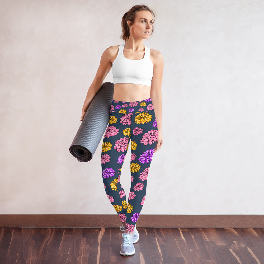 Flower Leggings - Seasonally Gifted 