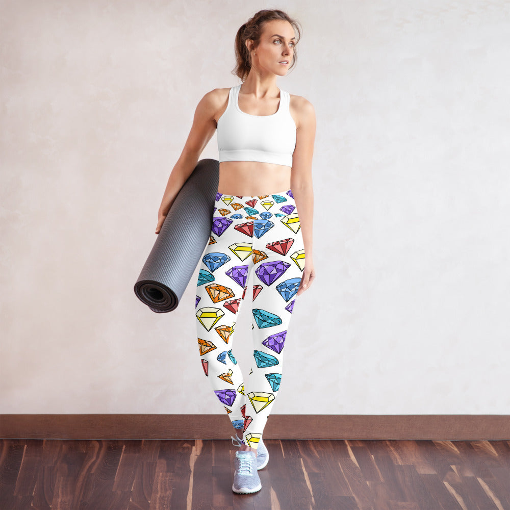 Gems Yoga Leggings - Seasonally Gifted 