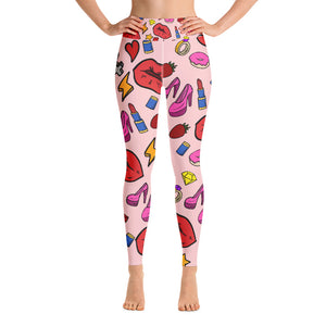 Girl Power Yoga Leggings - Seasonally Gifted 