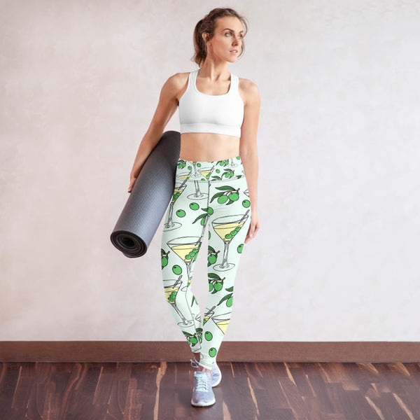 Martini Yoga Leggings - Seasonally Gifted 