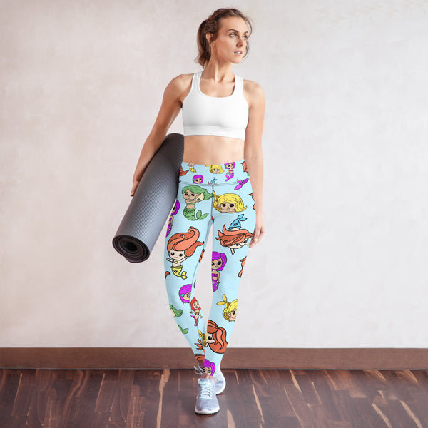 Mermaid Yoga Leggings - Seasonally Gifted 