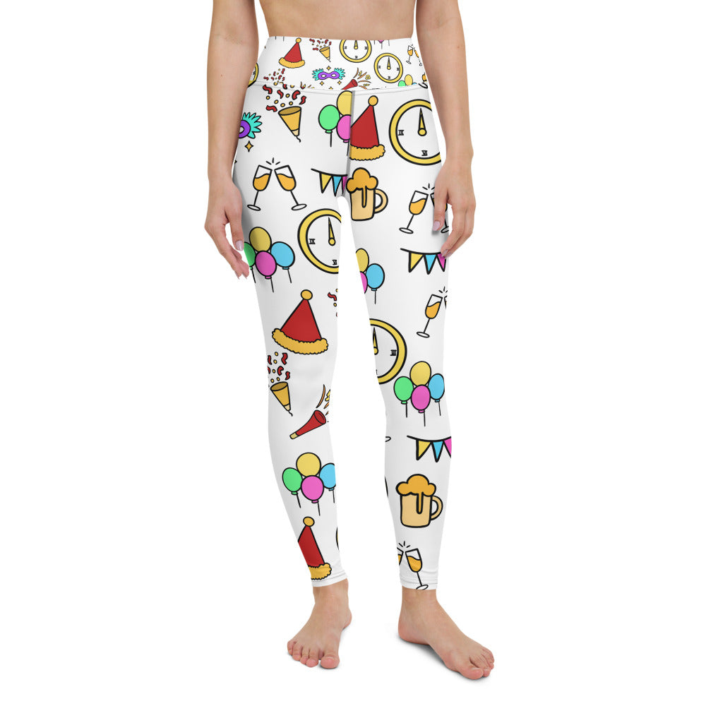 New Years Yoga Leggings - Seasonally Gifted 