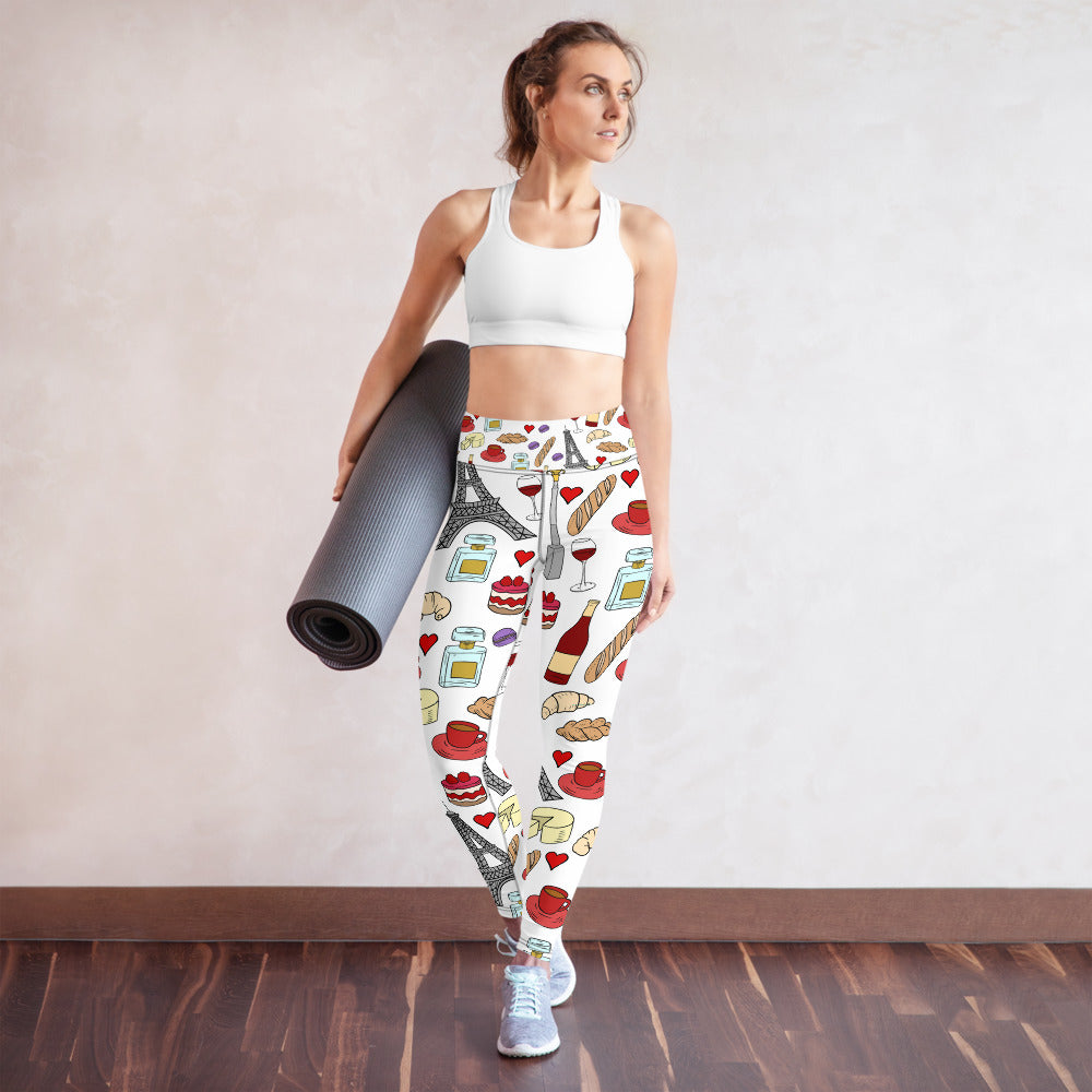 Paris Yoga Leggings - Seasonally Gifted 