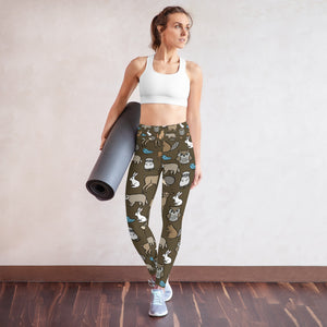 Woodland Yoga Leggings - Seasonally Gifted 