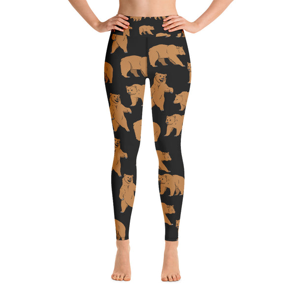 Bear Yoga Leggings - Seasonally Gifted 