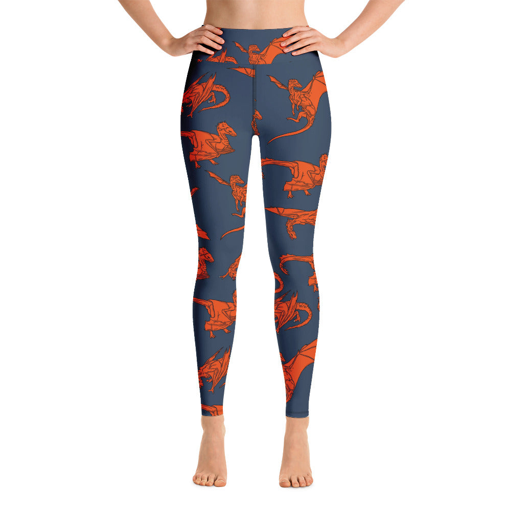 Dragon Yoga Leggings - Seasonally Gifted 