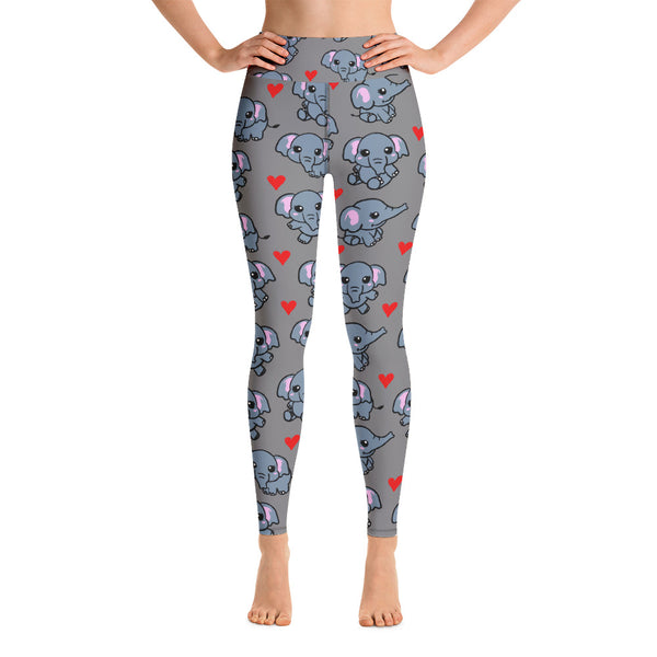 Elephant Yoga Leggings - Seasonally Gifted 