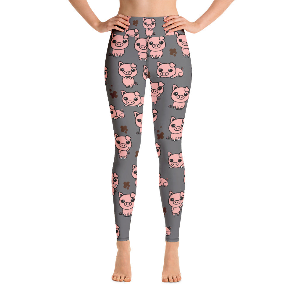 Pig Yoga Leggings - Seasonally Gifted 