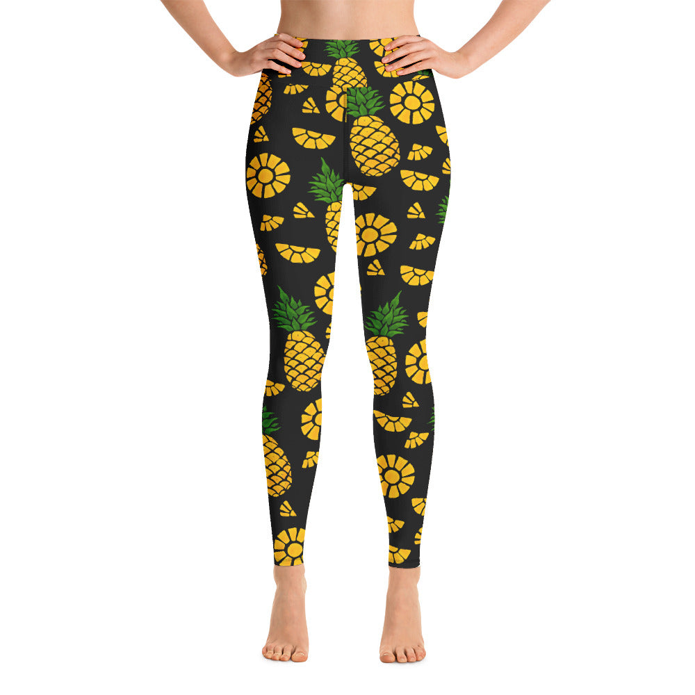 Pineapple Yoga Leggings - Seasonally Gifted 
