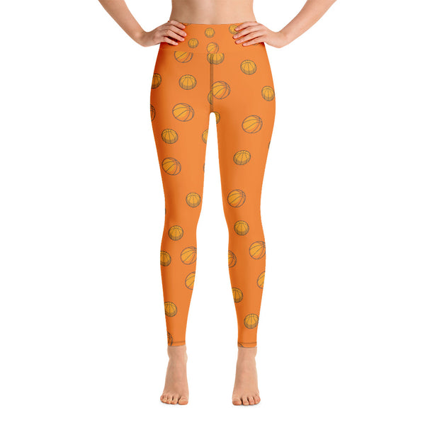 Basketball Yoga Leggings - Seasonally Gifted 