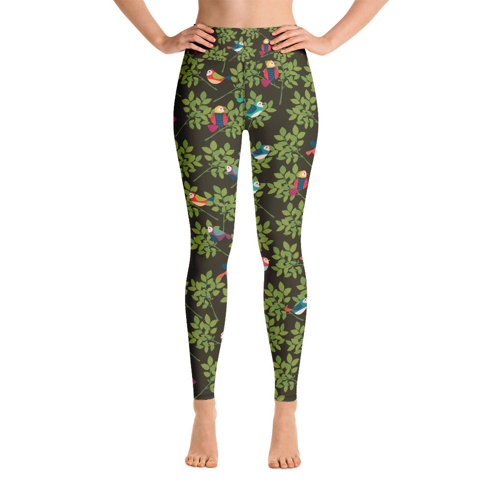 Bird Yoga Leggings - Seasonally Gifted 