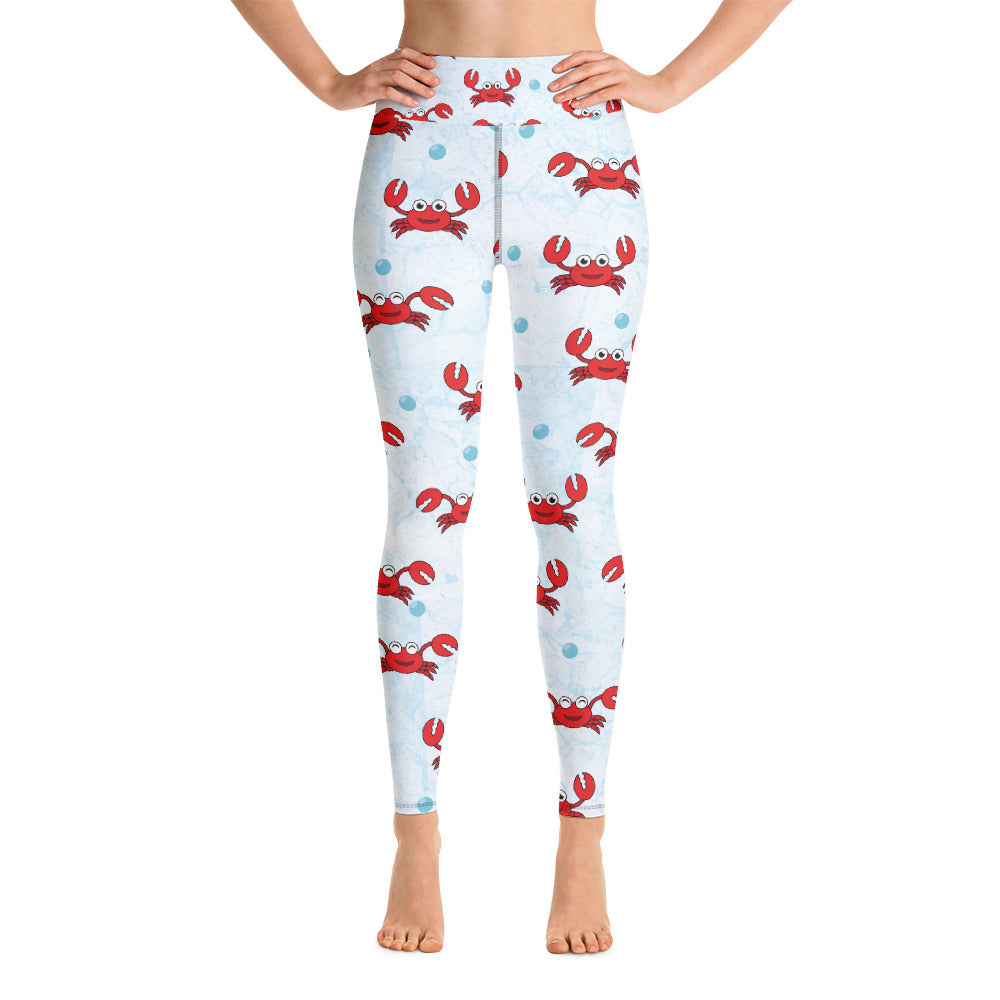 Crab Yoga Leggings - Seasonally Gifted 