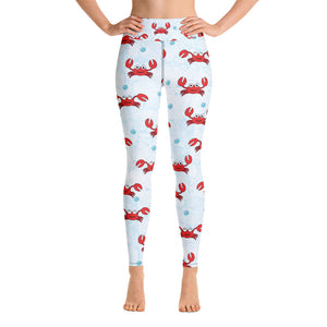 Crab Yoga Leggings - Seasonally Gifted 