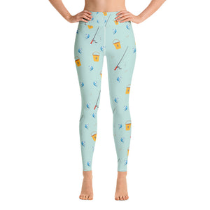 Fishing Yoga Leggings - Seasonally Gifted 