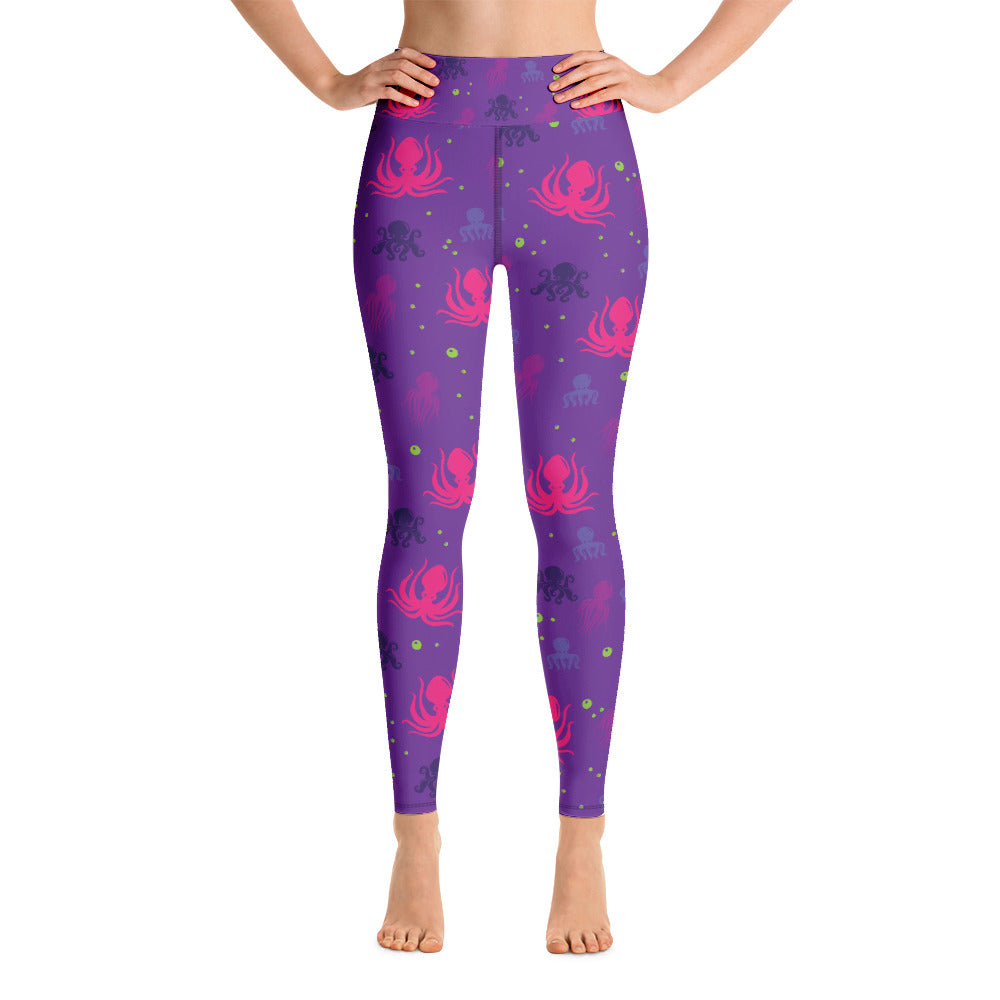 Octopus Yoga Leggings - Seasonally Gifted 