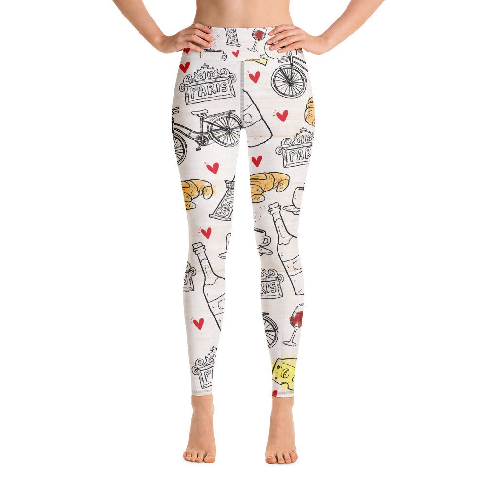 Paris Yoga Leggings - Seasonally Gifted 